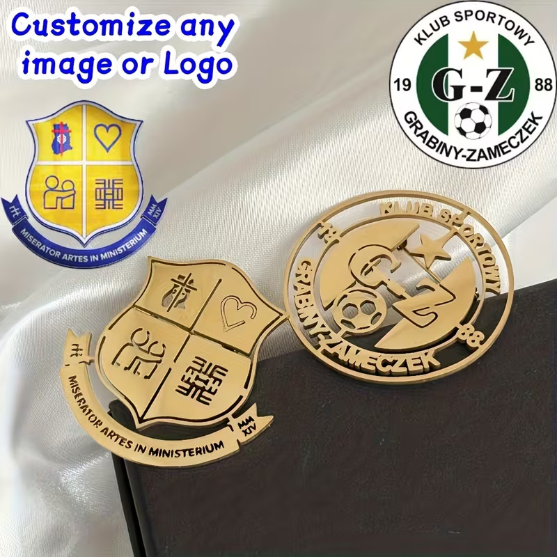 Women Accessories Logo - Benutzerdefinierte Logo-Brosche, einfache Kreativität, Edelstahl, Firmenmuster,