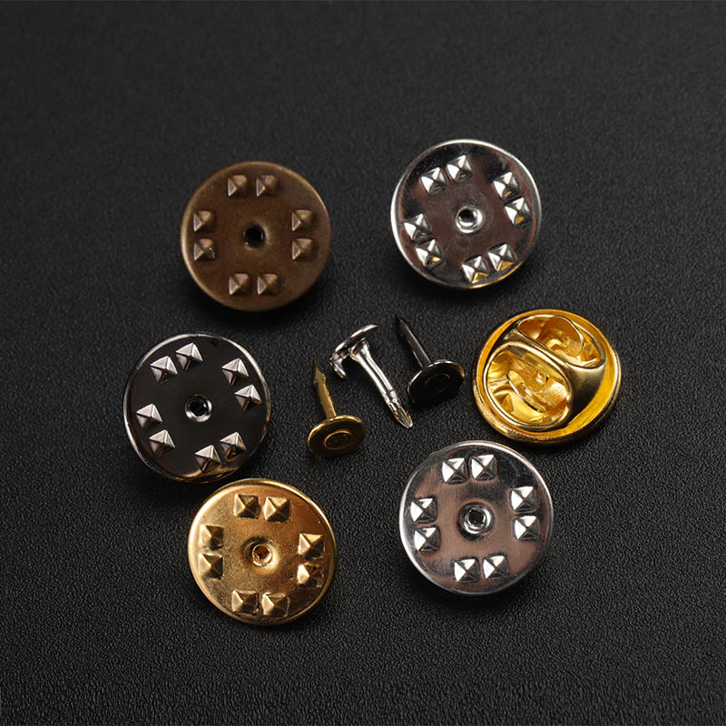 Brooch Pin Gold - 50Sets / Lot Gold Rhodium Kupfer