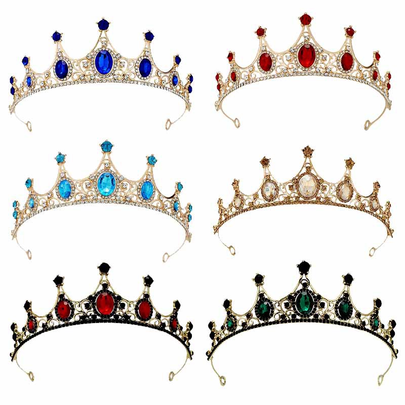 Women'S Vintage Accessories - Europäische und amerikanische Retro Krone Kopfbedeckung