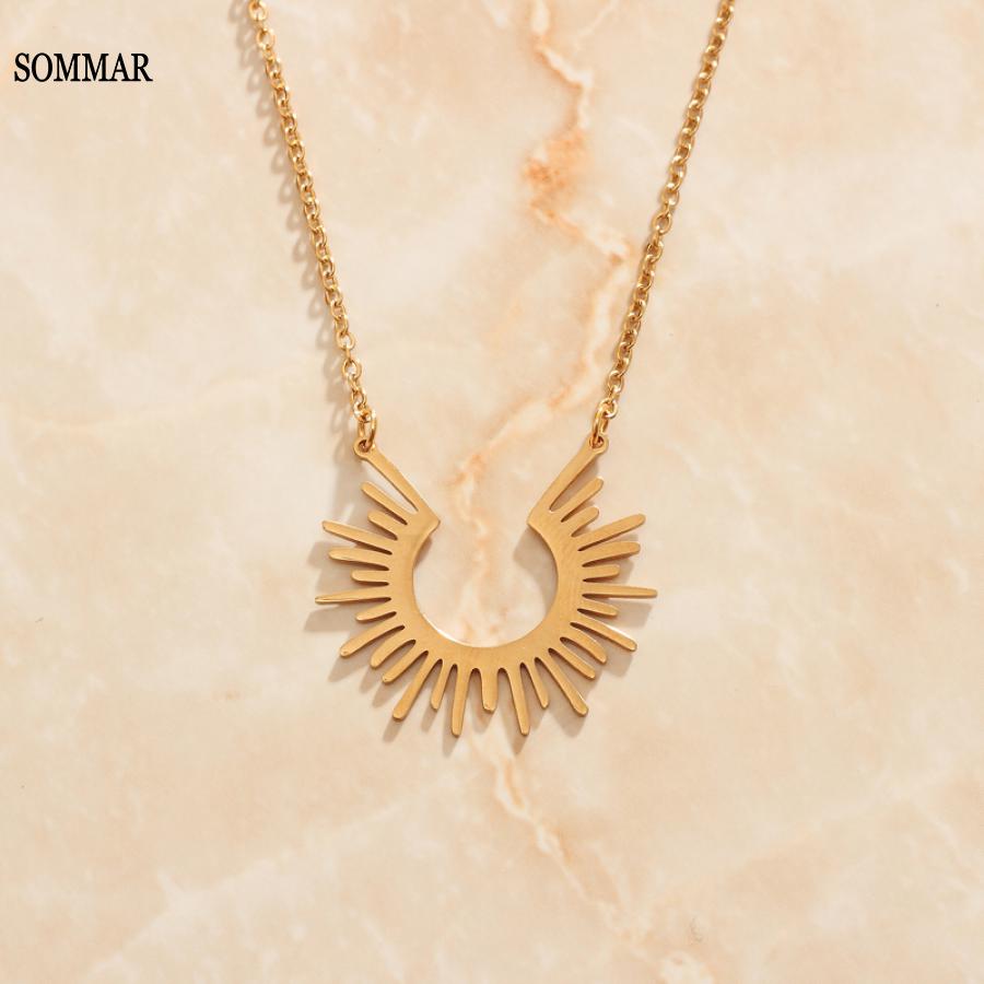 Women'S Accessories Online India - Sommar Online-Shopping Indien vergoldete Frauen Halsketten