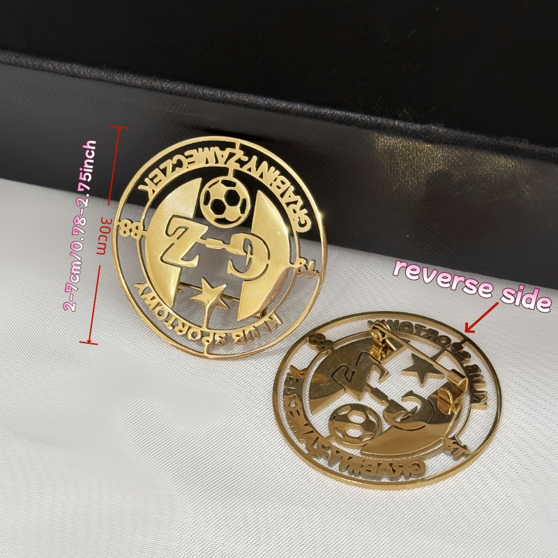 Benutzerdefinierte Logo-Brosch – Women Accessories Logo Bewertung und Preis