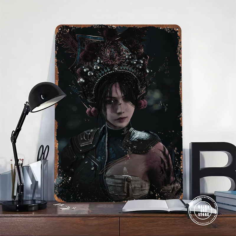 Kriegerin mit Verziertem Kopfs – Women Accessories Poster Bewertung und Preis