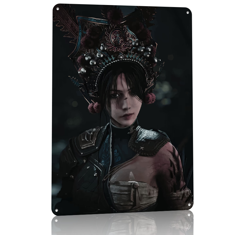 Kriegerin mit Verziertem Kopfs – Women Accessories Poster Bewertung und Preis