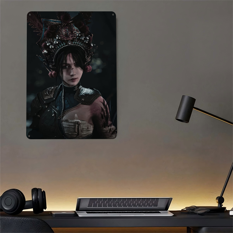 Kriegerin mit Verziertem Kopfs – Women Accessories Poster Bewertung und Preis