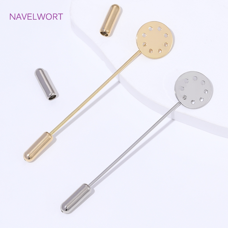 14K vergoldete lange Brosche S – Brooch Pin Gold Bewertung und Preis