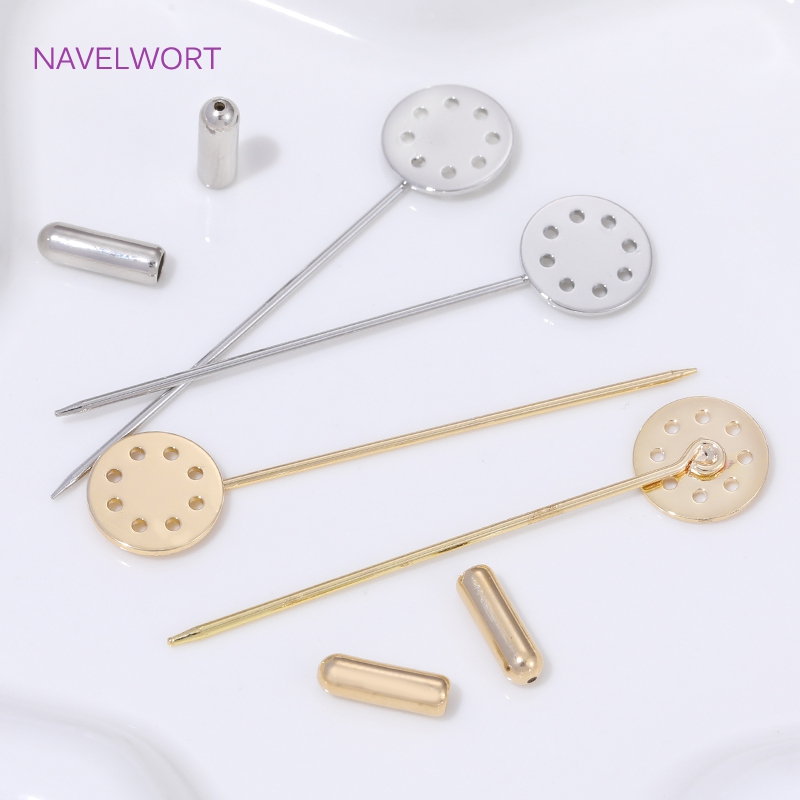 14K vergoldete lange Brosche S – Brooch Pin Gold Bewertung und Preis