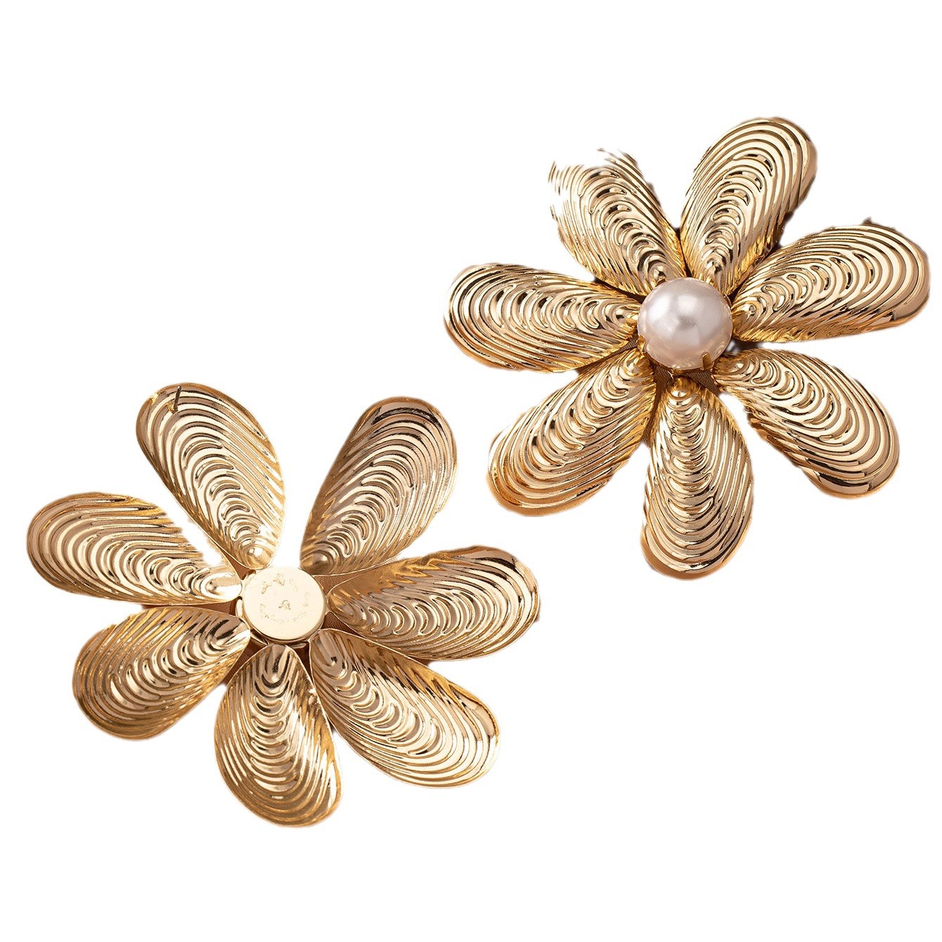 Große Metall-Blumen-Ohrringe f – Women'S Accessories Jewelry Sale Bewertung und Preis