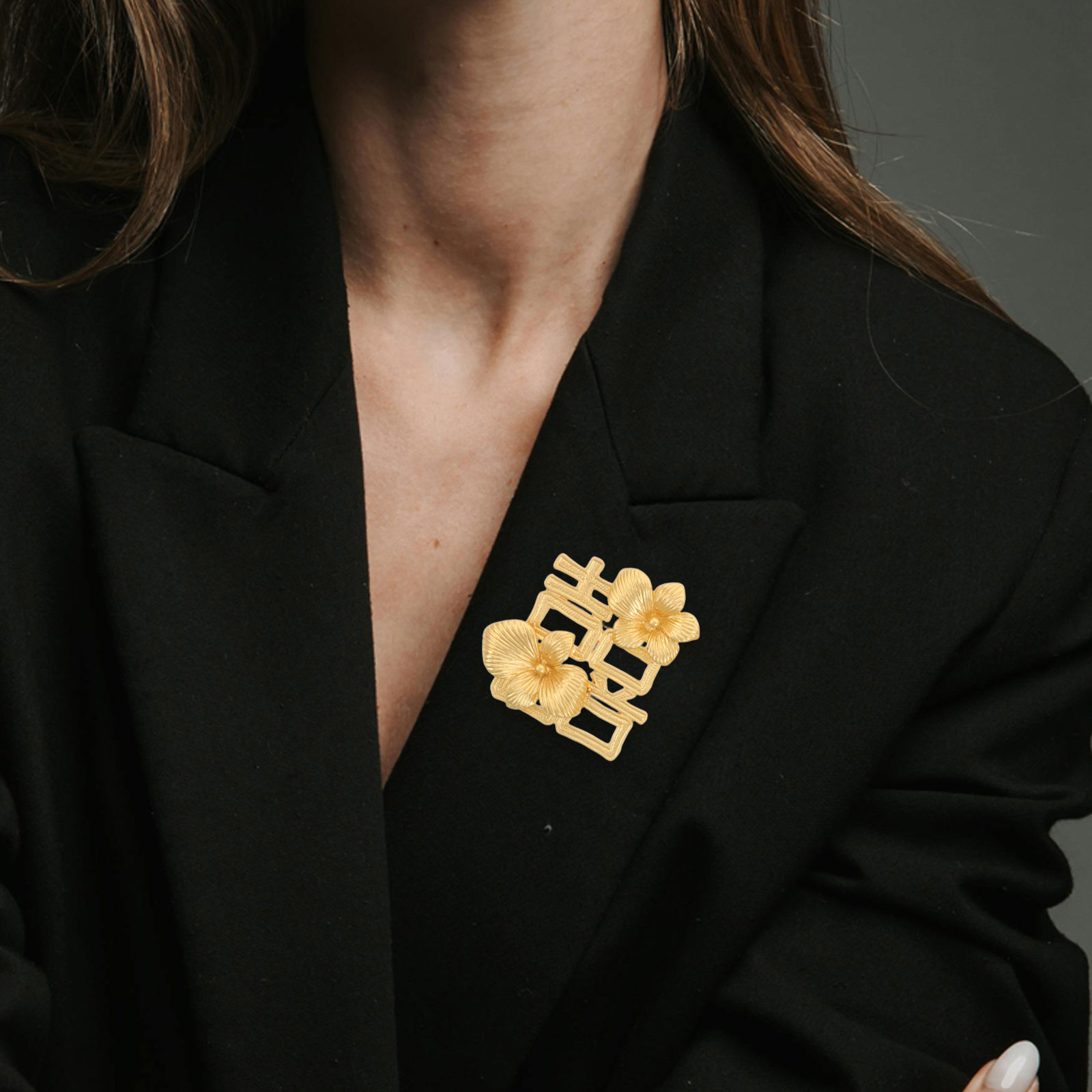 2 Stücke Hochzeitsbroschen Chi – Brooch Pin Gold Bewertung und Preis