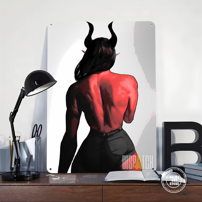 Rote-Häutige Dämonenfrau Rücka – Women Accessories Poster Bewertung und Preis