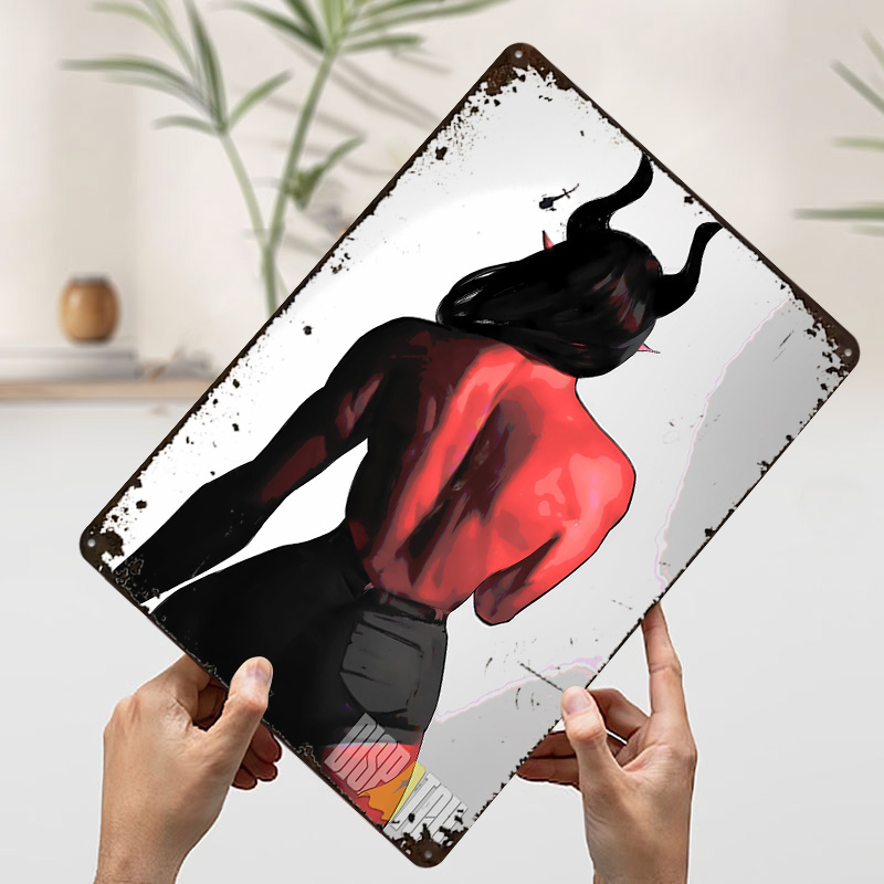 Rote-Häutige Dämonenfrau Rücka – Women Accessories Poster Bewertung und Preis