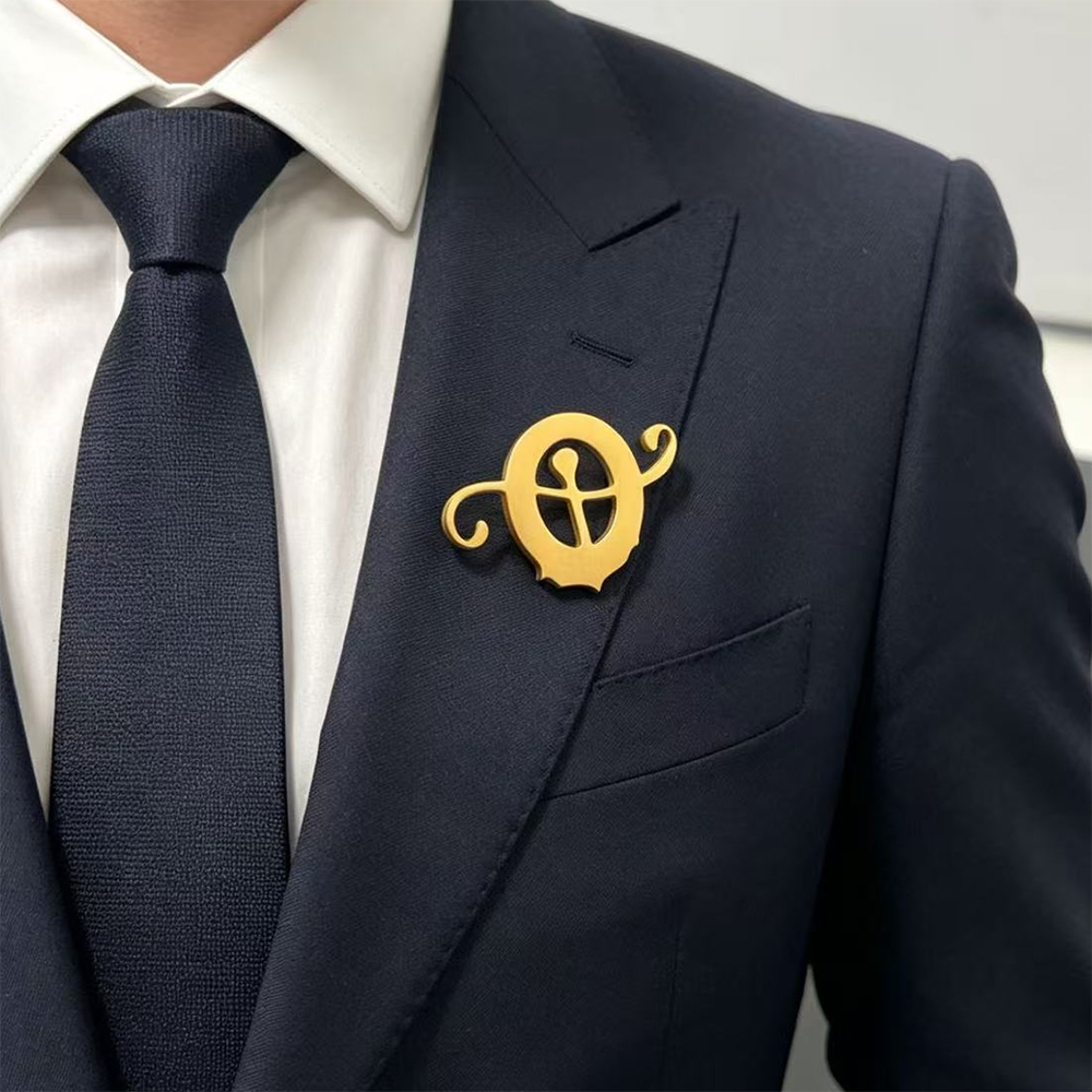 Edelstahl Benutzerdefiniertes  – Brooch Pin Gold Bewertung und Preis