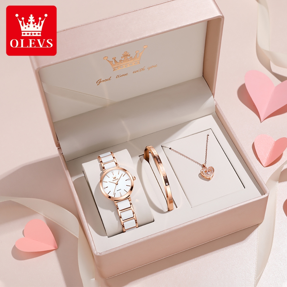 OLEVS Damenuhr 5877, luxuriöse – Women Accessories Bracelet Bewertung und Preis
