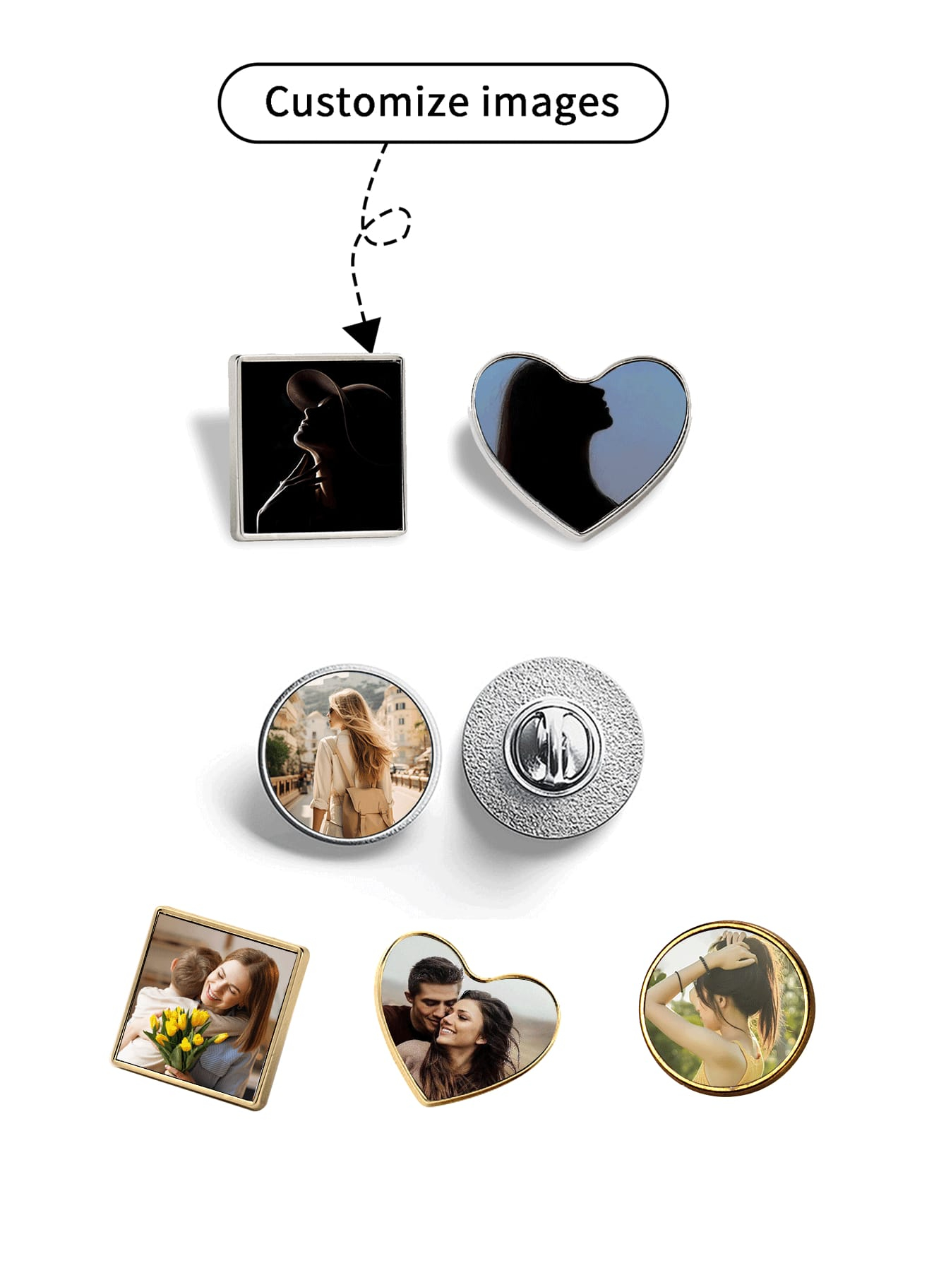Benutzerdefinierte Brosche aus – Brooch Pin Gold Bewertung und Preis