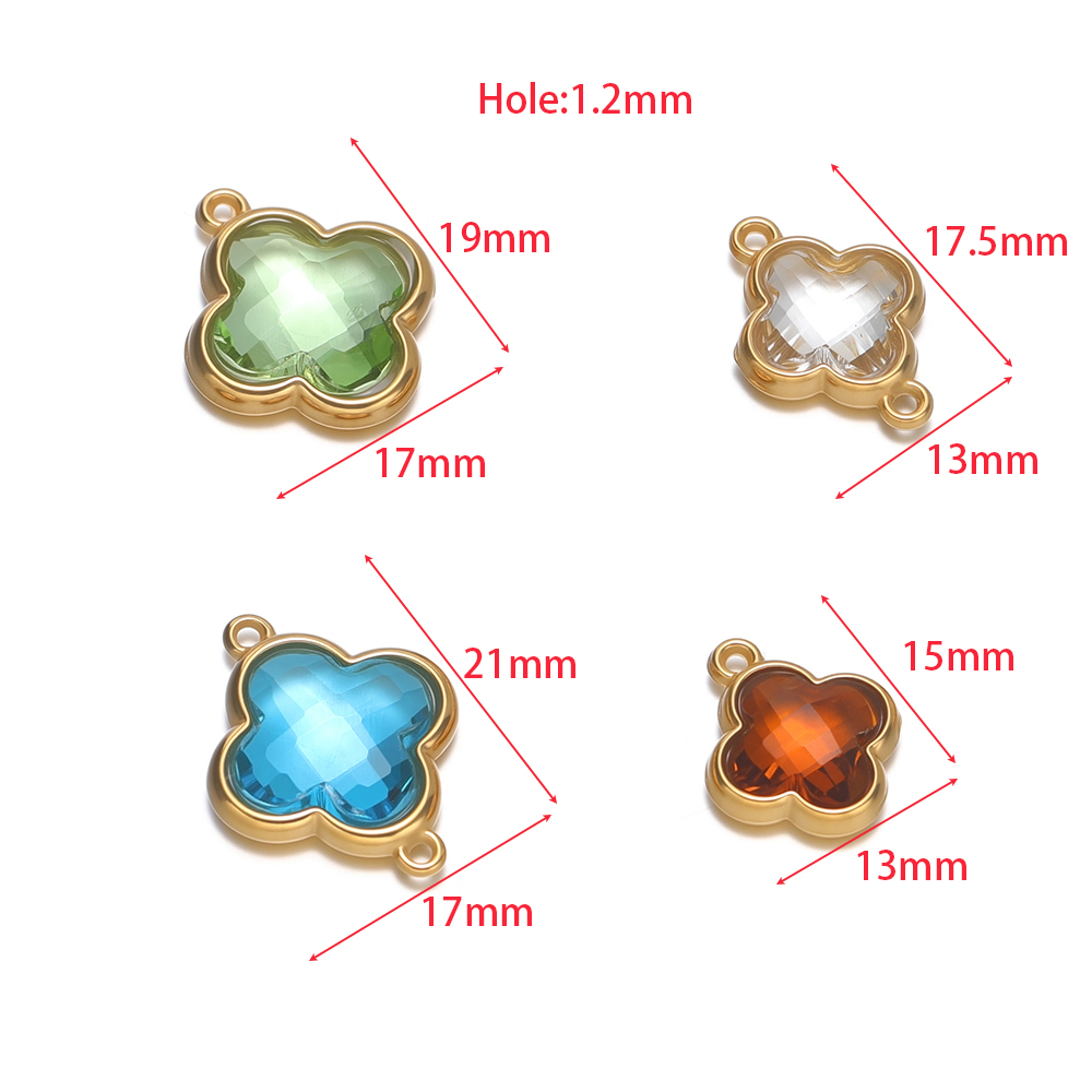5 Stück Edelstahl Vierblättrig – Women Accessories Bracelet Bewertung und Preis
