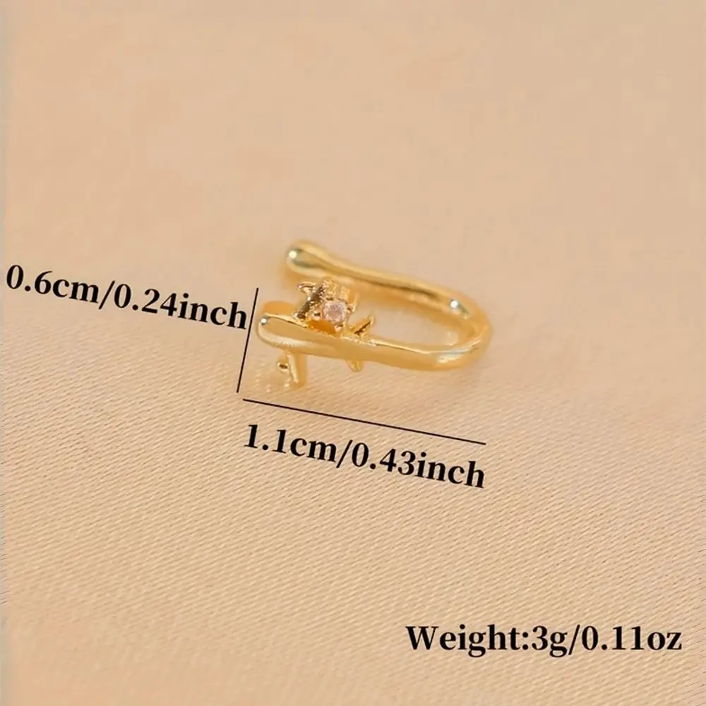 1 Stück Nasenklammer im Flugze – Women'S Accessories Jewelry Sale Bewertung und Preis