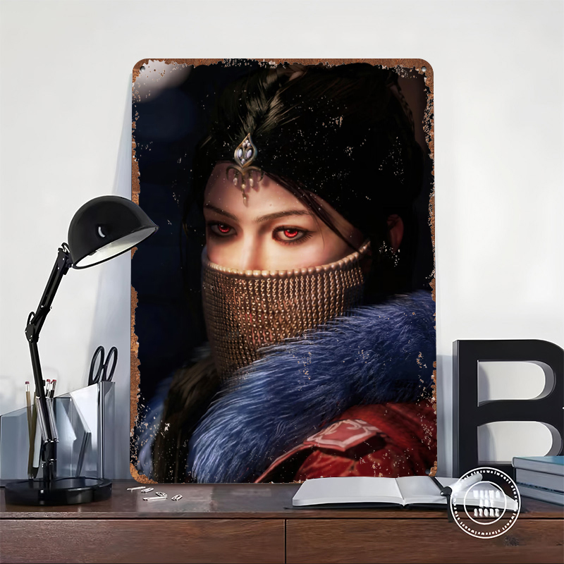 Mysteriöse Frau mit roten Auge – Women Accessories Poster Bewertung und Preis