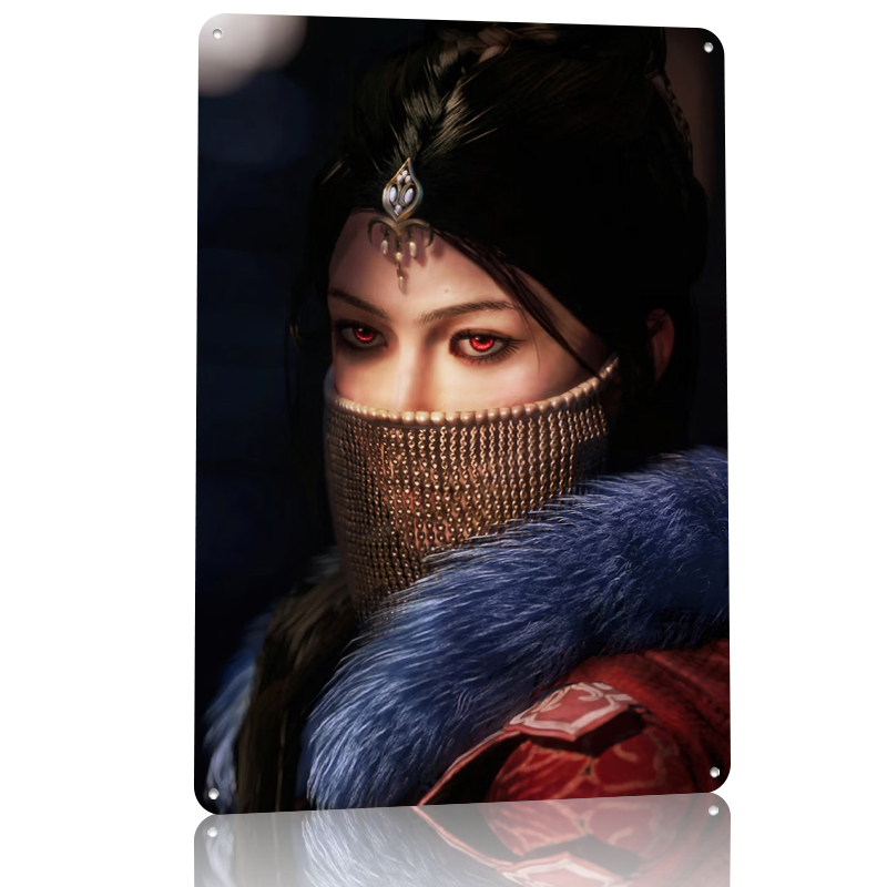 Mysteriöse Frau mit roten Auge – Women Accessories Poster Bewertung und Preis