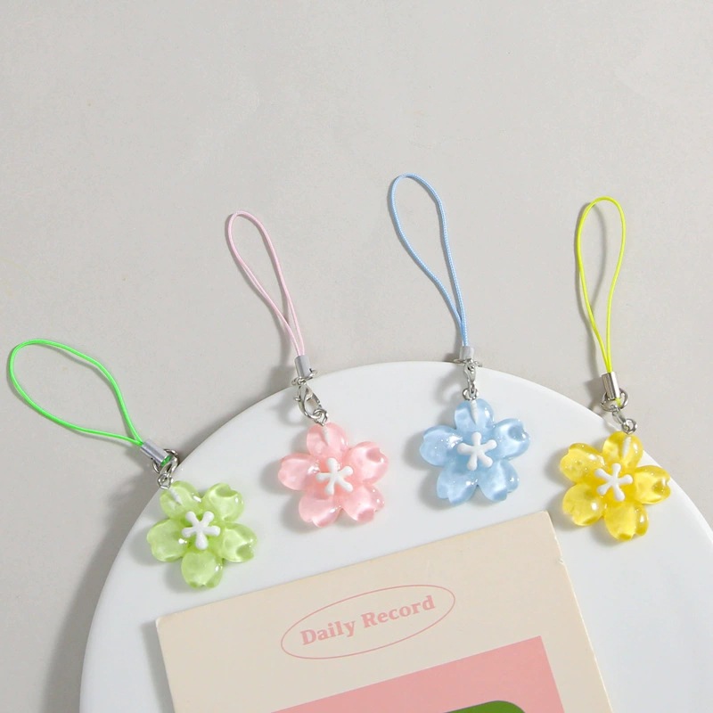 Bunte Harz-Blumen-Handykette f – Women'S Korean Accessories Bewertung und Preis